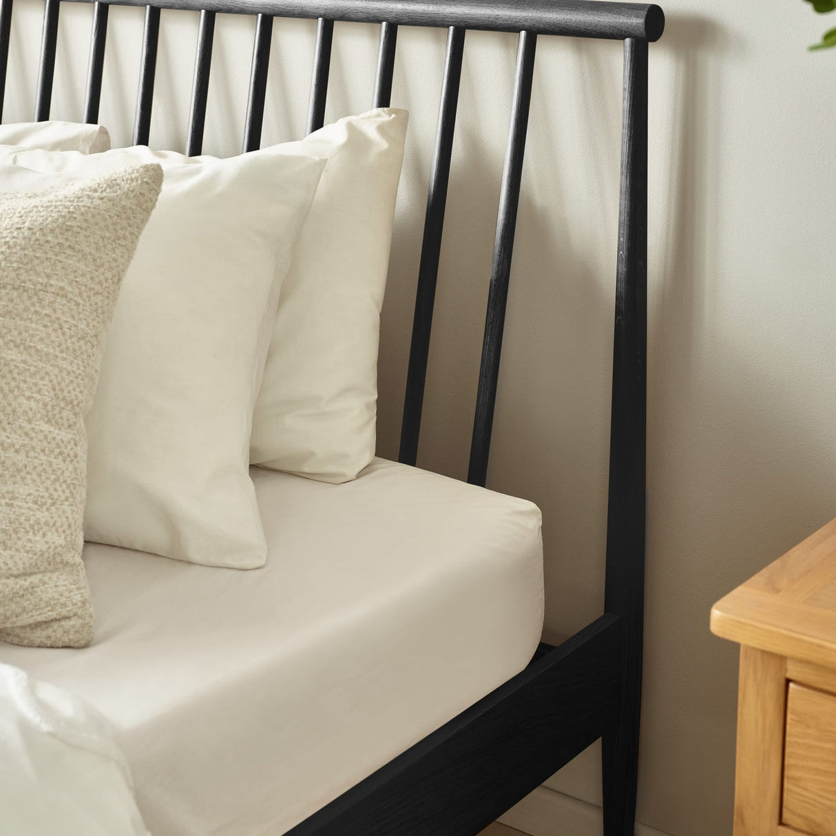 Wooden Spindle Double Bed - Belton