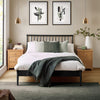 Wooden Spindle Double Bed - Belton