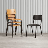 Wooden Stackable Accent Chair - Relish