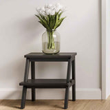 Wooden Stool X-Frame - Addie