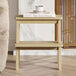 Wooden Stool X-Frame - Addie