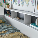 Wooden Storage Bunk Bed Single - Oliver