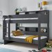 Wooden Storage Bunk Bed Single - Oliver