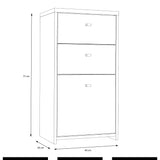 Wooden Storage Cabinet With 1 Door And 2 Drawers - Best Chest