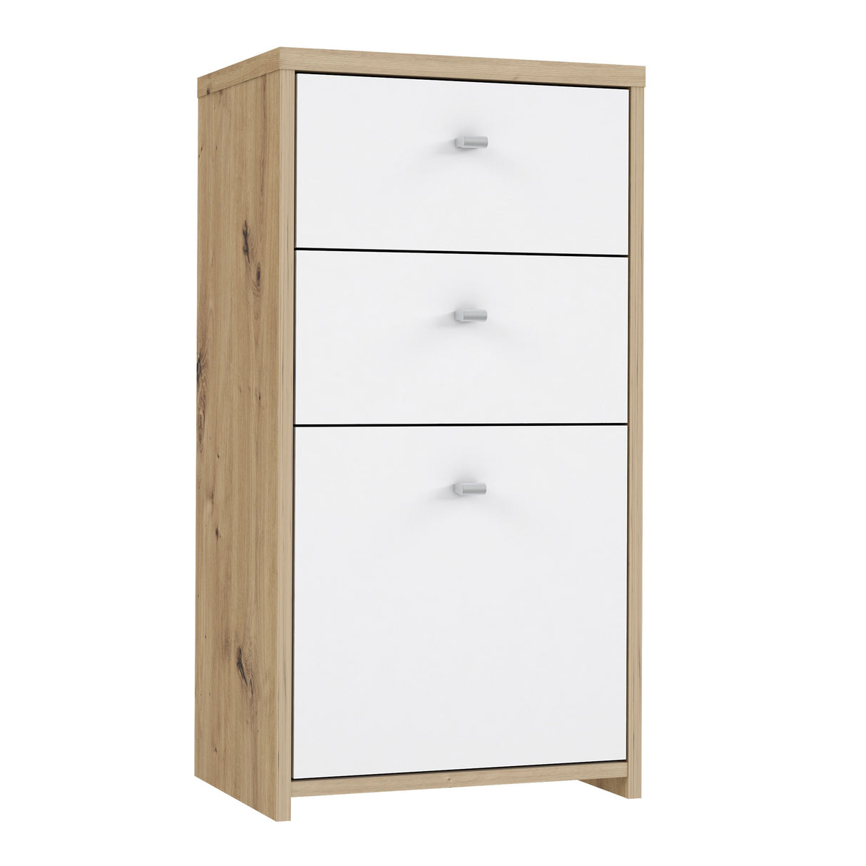 Wooden Storage Cabinet With 1 Door And 2 Drawers - Best Chest