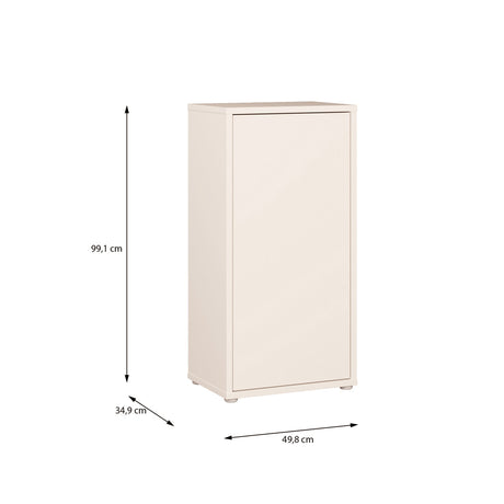 Wooden Storage Cabinet With 1 Push-to-Open Door - Alice Springs