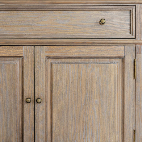 Wooden Storage Cabinet 100cm Wide With 2 Doors And 1 Drawer - Delphine