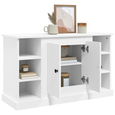 Wooden Storage Cabinet 100cm Wide With 2 Doors - Vantage Home