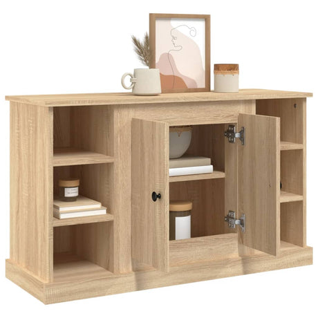 Wooden Storage Cabinet 100cm Wide With 2 Doors - Vantage Home