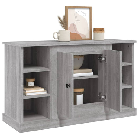 Wooden Storage Cabinet 100cm Wide With 2 Doors - Vantage Home
