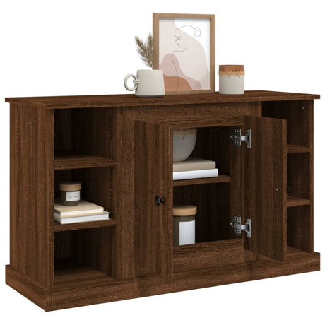Wooden Storage Cabinet 100cm Wide With 2 Doors - Vantage Home