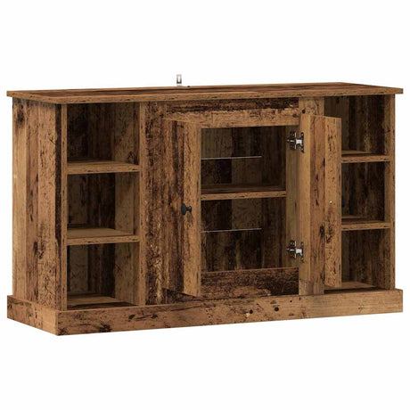 Wooden Storage Cabinet 100cm Wide With 2 Doors - Vantage Home
