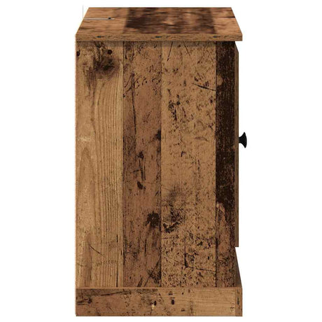 Wooden Storage Cabinet 100cm Wide With 2 Doors - Vantage Home