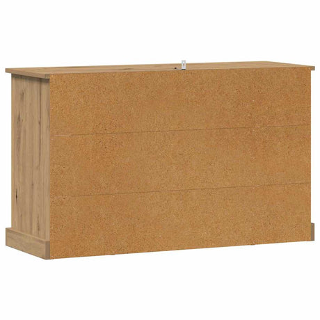 Wooden Storage Cabinet 100cm Wide With 2 Doors - Vantage Home