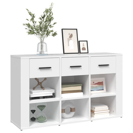 Wooden Storage Cabinet 100cm Wide With 3 Drawers - Vantage Home
