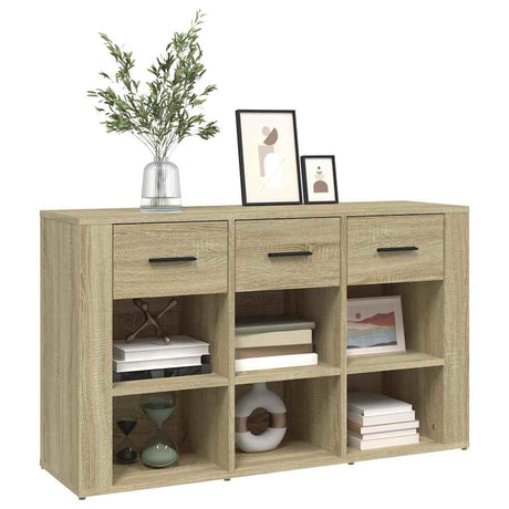 Wooden Storage Cabinet 100cm Wide With 3 Drawers - Vantage Home