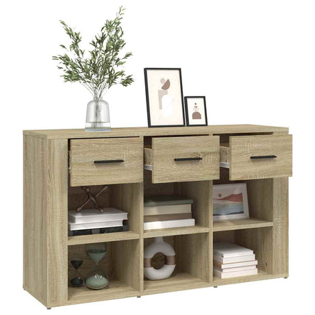 Wooden Storage Cabinet 100cm Wide With 3 Drawers - Vantage Home