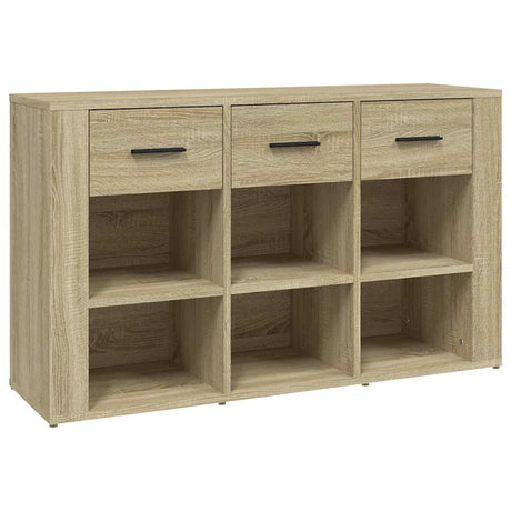Wooden Storage Cabinet 100cm Wide With 3 Drawers - Vantage Home