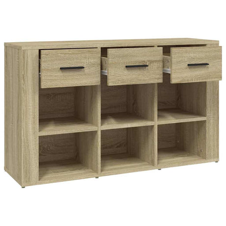 Wooden Storage Cabinet 100cm Wide With 3 Drawers - Vantage Home