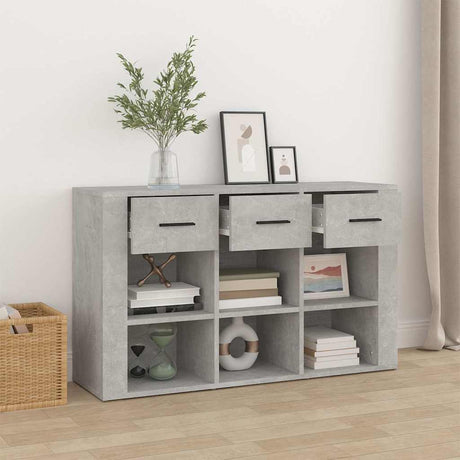 Wooden Storage Cabinet 100cm Wide With 3 Drawers - Vantage Home