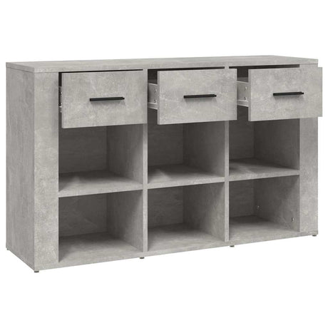 Wooden Storage Cabinet 100cm Wide With 3 Drawers - Vantage Home