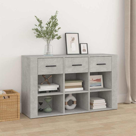 Wooden Storage Cabinet 100cm Wide With 3 Drawers - Vantage Home