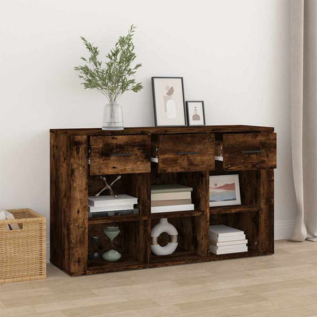 Wooden Storage Cabinet 100cm Wide With 3 Drawers - Vantage Home