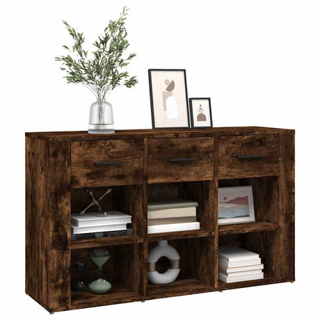 Wooden Storage Cabinet 100cm Wide With 3 Drawers - Vantage Home