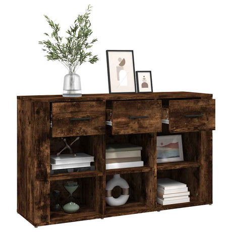 Wooden Storage Cabinet 100cm Wide With 3 Drawers - Vantage Home