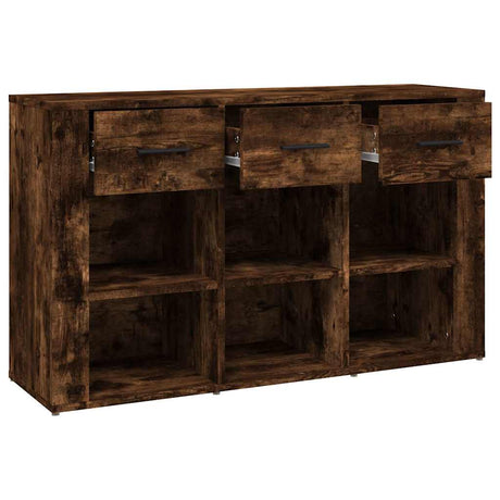 Wooden Storage Cabinet 100cm Wide With 3 Drawers - Vantage Home