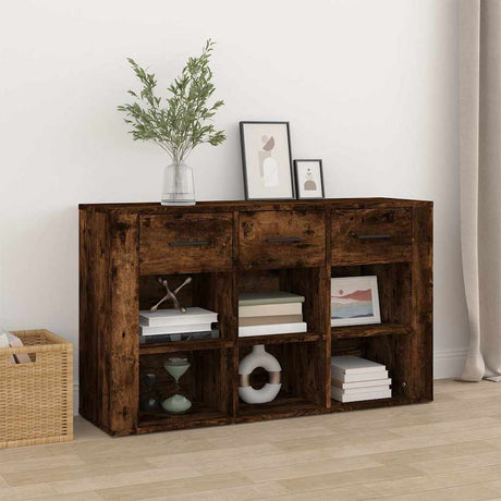 Wooden Storage Cabinet 100cm Wide With 3 Drawers - Vantage Home