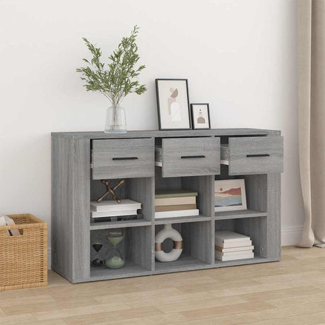 Wooden Storage Cabinet 100cm Wide With 3 Drawers - Vantage Home