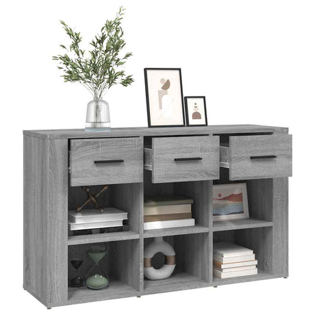 Wooden Storage Cabinet 100cm Wide With 3 Drawers - Vantage Home