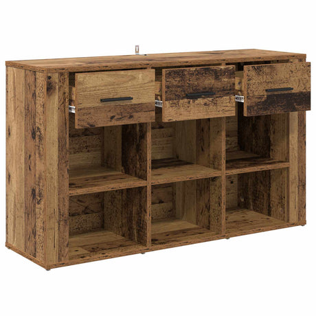 Wooden Storage Cabinet 100cm Wide With 3 Drawers - Vantage Home