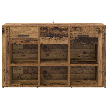Wooden Storage Cabinet 100cm Wide With 3 Drawers - Vantage Home