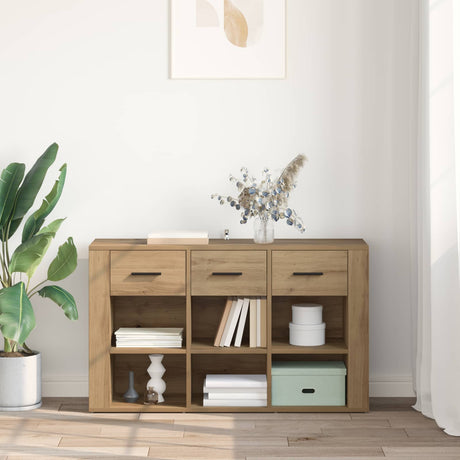 Wooden Storage Cabinet 100cm Wide With 3 Drawers - Vantage Home