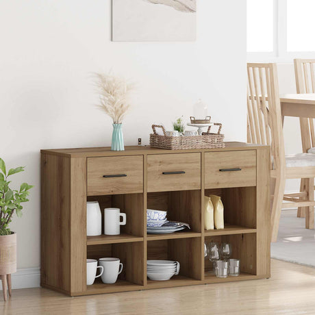 Wooden Storage Cabinet 100cm Wide With 3 Drawers - Vantage Home