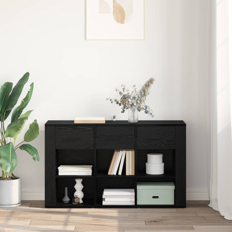 Wooden Storage Cabinet 100cm Wide With 3 Drawers - Vantage Home