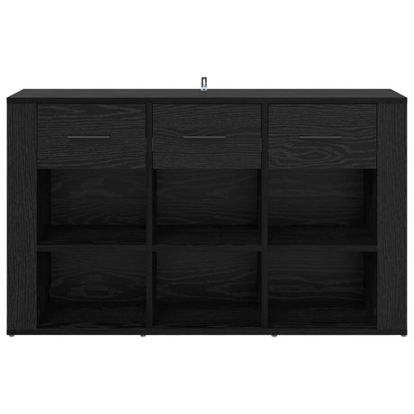 Wooden Storage Cabinet 100cm Wide With 3 Drawers - Vantage Home