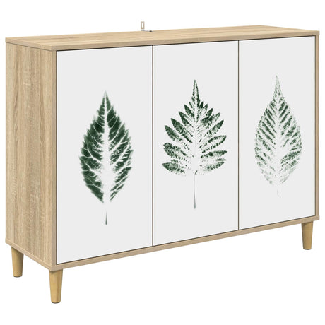 Wooden Storage Cabinet 102cm Wide With 3 Doors - Hanau