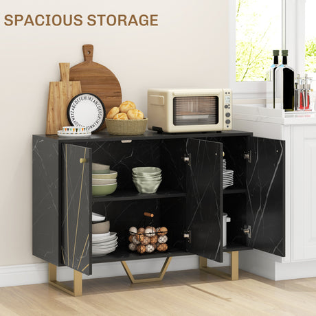 Wooden Storage Cabinet 107cm Wide With 3 Drawers - Velmora