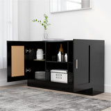 Wooden Storage Cabinet 120cm Wide With 2 Doors - Vantage Home