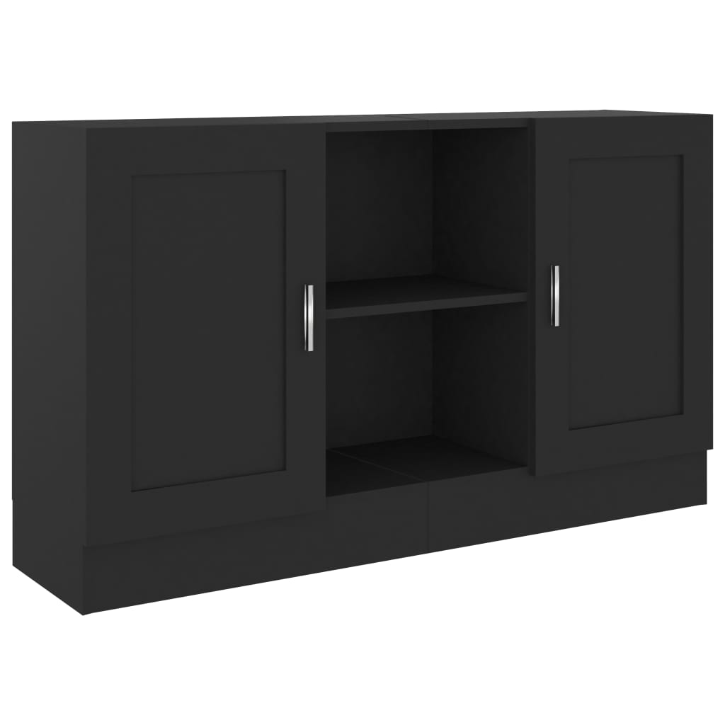 Wooden Storage Cabinet 120cm Wide With 2 Doors - Vantage Home