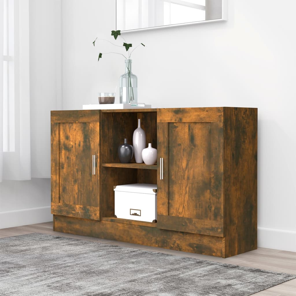Wooden Storage Cabinet 120cm Wide With 2 Doors - Vantage Home