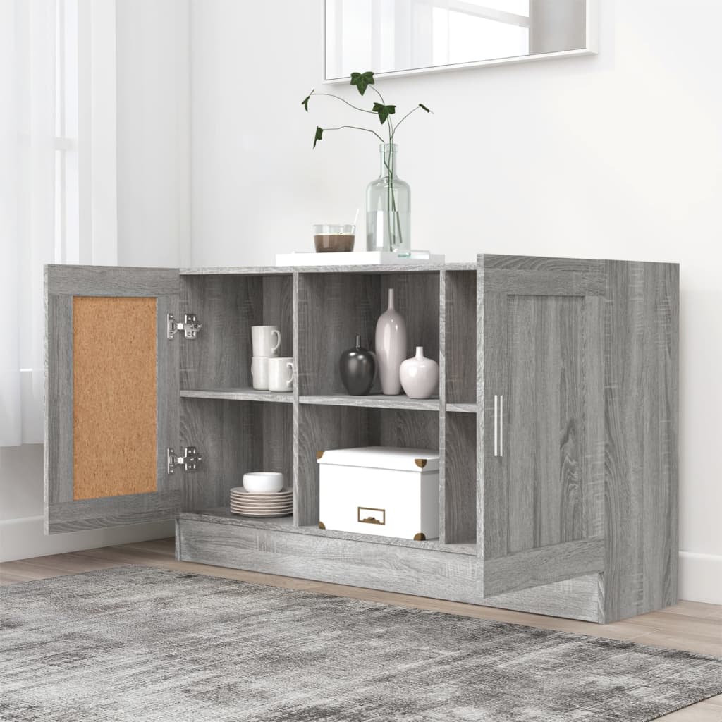 Wooden Storage Cabinet 120cm Wide With 2 Doors - Vantage Home