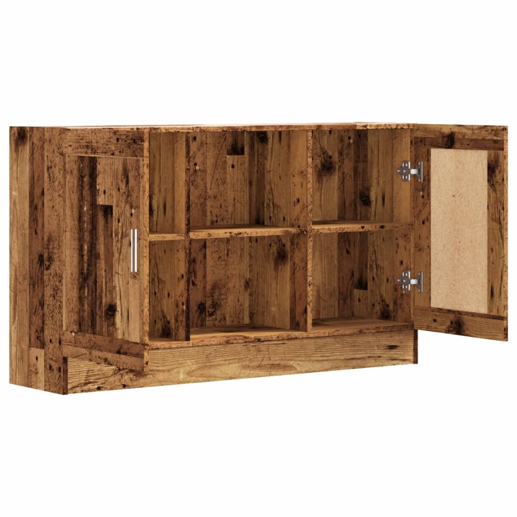 Wooden Storage Cabinet 120cm Wide With 2 Doors - Vantage Home