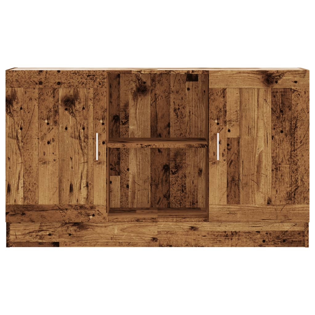 Wooden Storage Cabinet 120cm Wide With 2 Doors - Vantage Home