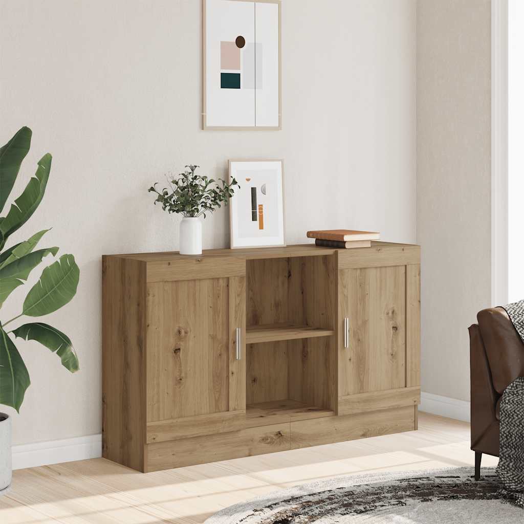 Wooden Storage Cabinet 120cm Wide With 2 Doors - Vantage Home