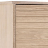 Wooden Storage Cabinet With 2 Doors And 4 Shelves - Linley