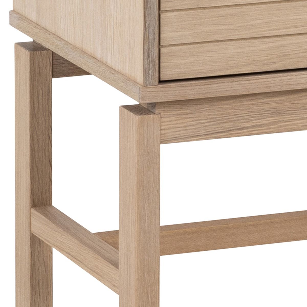 Wooden Storage Cabinet With 2 Doors And 4 Shelves - Linley